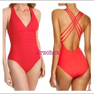 NWT Tummy Control X Back One PC Bathing Suit Swim